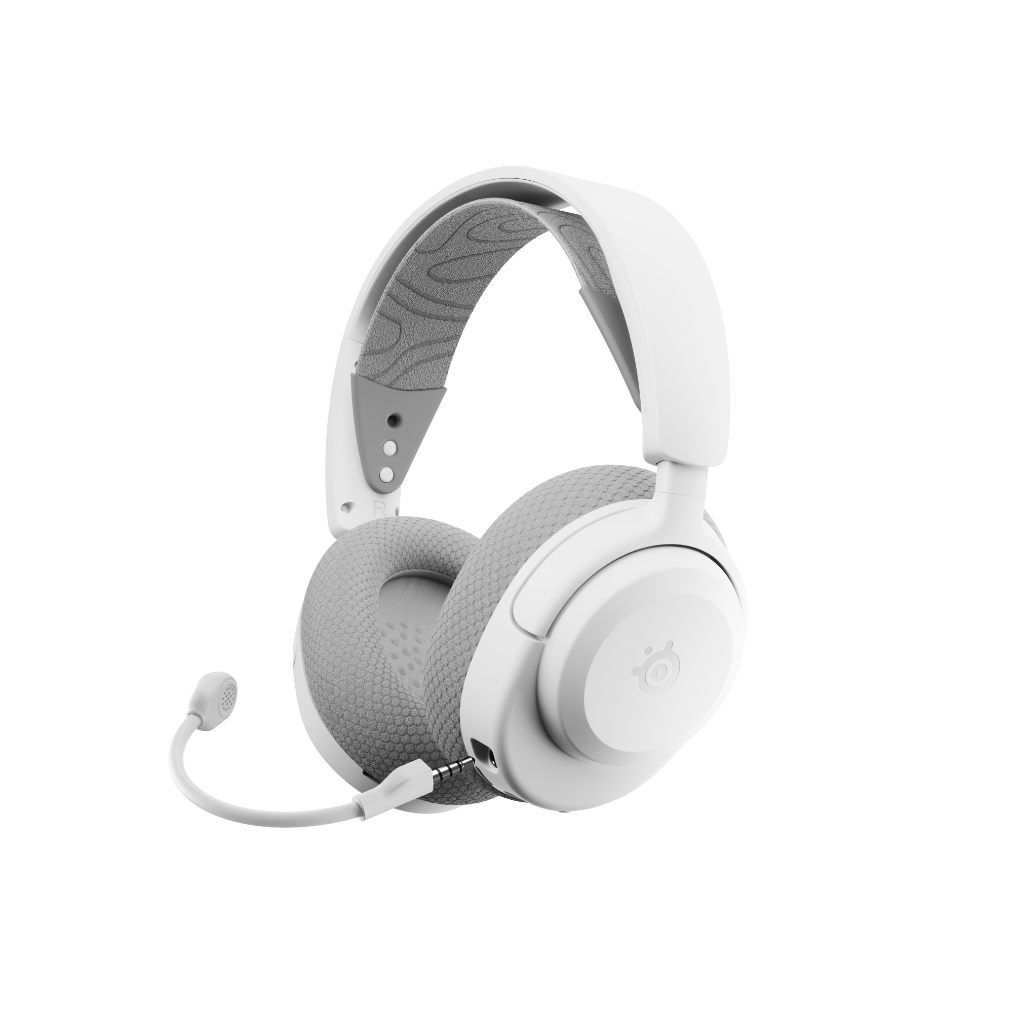 SteelSeries賽睿Arctis Nova 3P無線電競耳機麥克風-霧澈白